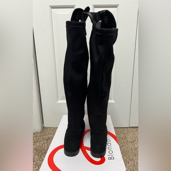 Blondo Black Over-the-Knee Boots - Waterproof - Size 8 - Picture 4 of 10